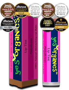 Tinted Lip Balm | Lip Gloss | Natural Lip Tint | Yes Organics | Pinkalicious Lip Balm | Cheek Tint