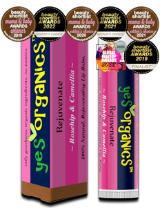  Award-Winning Rosehip Lip Balm | Anti-ageing Lip Balm | Rosehip & Camellia Lip Balm | Best Natural Anti-ageing Lip Treatment | Yes Organics