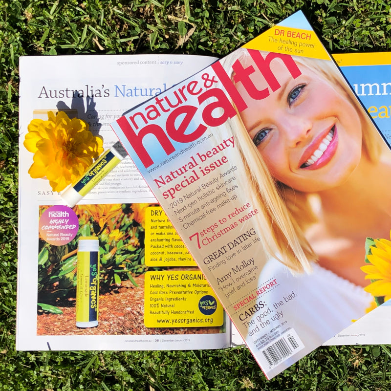 Yes Organics featured in Nature & Health Magazine Australia