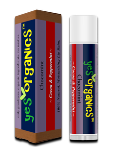 Cocoa & Peppermint Lip Balm | Yes Organics Natural & Organic Lip Balms | Best Lip Balm NZ 