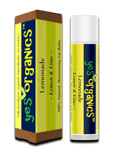 Yes Organics | Award Winning Lip Balm | Best Lip Treatment | Natural Lip Balm Australia | Lemon & Lime Lip Balm