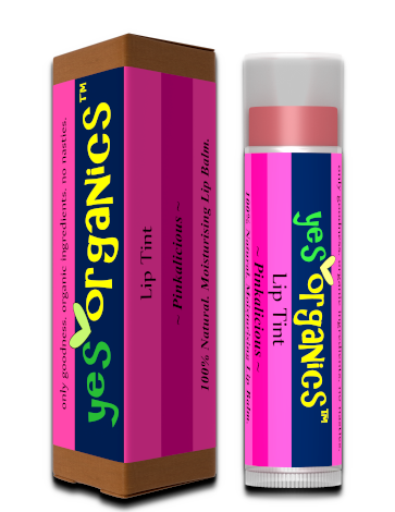 Tinted Lip Balm | Lip Gloss | Natural Lip Tint | Yes Organics | Pinkalicious Lip Balm | Cheek Tint