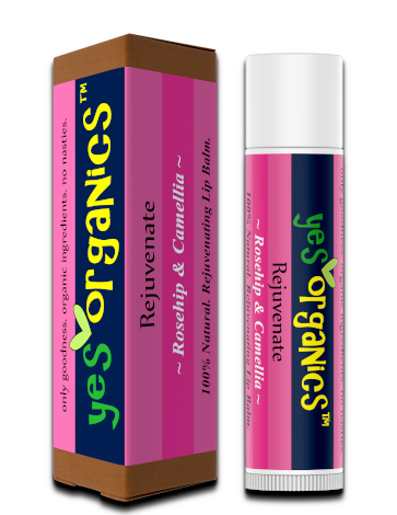 Award-Winning Anti-ageing Lip Balm | Rosehip & Camellia Lip Balm | Anti-ageing remedy for Lips | Yes Organics